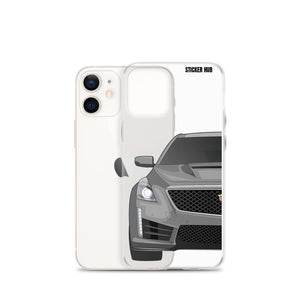 Silver Cadillac CTS-V - iPhone Case