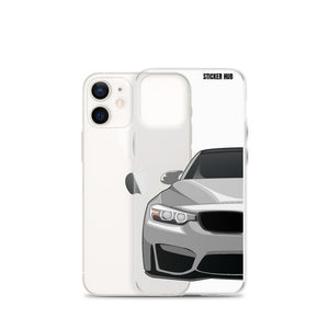 Silver BMW F80 - iPhone Case