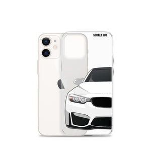 White BMW F80 - iPhone Case