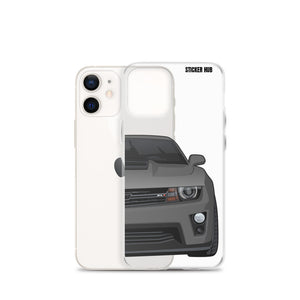 Ashen Grey 5th Gen Camaro ZL1 - iPhone Case