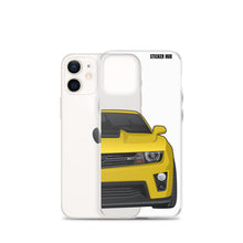 Load image into Gallery viewer, Rally Yellow 5th Gen Camaro ZL1 - iPhone Case