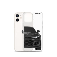 Load image into Gallery viewer, Black 6th Gen Camaro ZL1 - iPhone Case