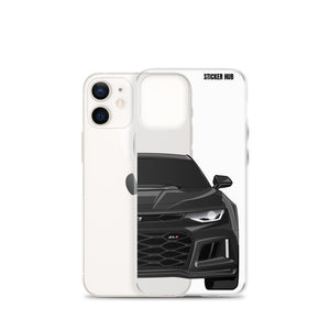 Black 6th Gen Camaro ZL1 - iPhone Case