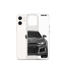 Load image into Gallery viewer, Gray 6th Gen Camaro ZL1 - iPhone Case