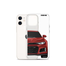 Load image into Gallery viewer, Garnet Red 6th Gen Camaro ZL1 - iPhone Case