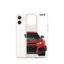 Load image into Gallery viewer, Red Hot 6th Gen Camaro ZL1 1LE - iPhone Case