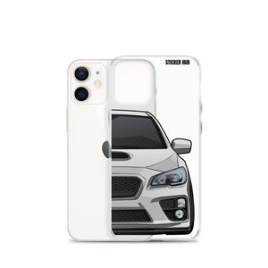 Silver 15-17 Subaru WRX STI - iPhone Case