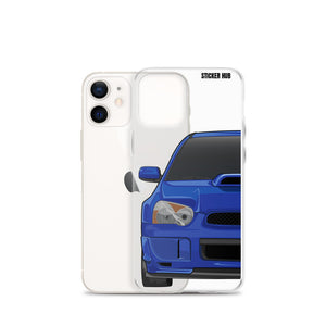 WR Blue Pearl 03-05 Subaru WRX STI - iPhone Case