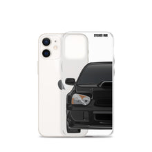 Load image into Gallery viewer, Black 03-05 Subaru WRX STI - iPhone Case