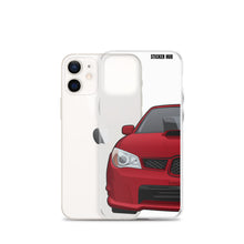 Load image into Gallery viewer, Garnet Red 06-07 Subaru WRX STI- iPhone Case