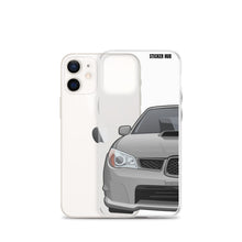 Load image into Gallery viewer, Crystal Grey 06-07 Subaru WRX STI - iPhone Case