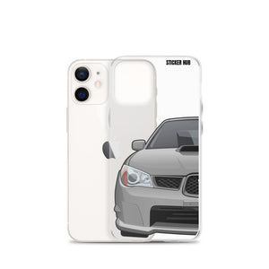 Crystal Grey 06-07 Subaru WRX STI - iPhone Case