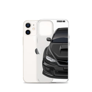 Black 09-14 Subaru WRX STI - iPhone Case