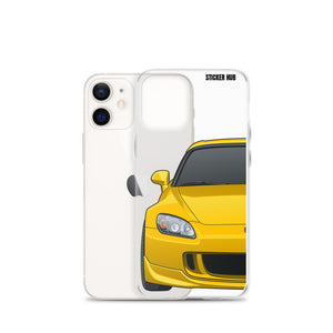 Yellow Honda S2000 - iPhone Case