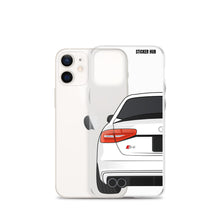 Load image into Gallery viewer, White B8.5 Audi S4 - iPhone Case