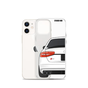 White B8.5 Audi S4 - iPhone Case