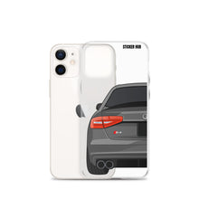 Load image into Gallery viewer, Monsoon Gray B8.5 Audi S4 - iPhone Case