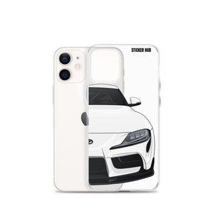 White MKV Toyota Supra - iPhone Case