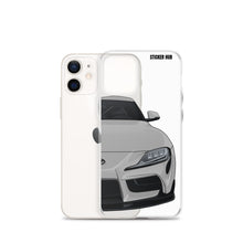 Load image into Gallery viewer, Silver MKV Toyota Supra - iPhone Case