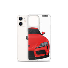 Load image into Gallery viewer, Renaissance Red MKV Toyota Supra - iPhone Case