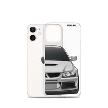 Load image into Gallery viewer, Silver Mitsubishi Evo - iPhone Case