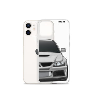 Silver Mitsubishi Evo - iPhone Case