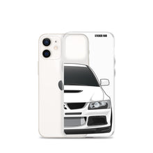 Load image into Gallery viewer, White Mitsubishi Evo - iPhone Case