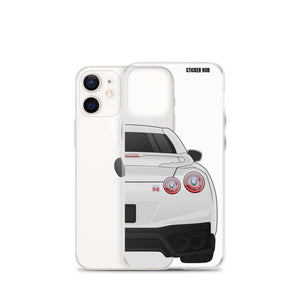 White R35 Nissan GTR - iPhone Case