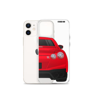 Solid Red R35 Nissan GTR - iPhone Case