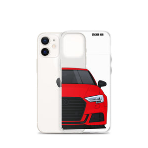 Tango Red B9 Audi S3 - iPhone Case