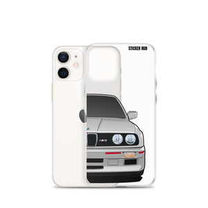 Silver BMW E30 - iPhone Case