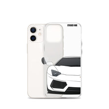 Load image into Gallery viewer, White Lamborghini Aventadoor - iPhone Case