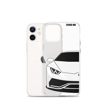 Load image into Gallery viewer, White Lamborghini Huracan - iPhone Case