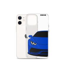 Load image into Gallery viewer, Dark Blue Lamborghini Huracan - iPhone Case