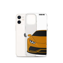 Load image into Gallery viewer, Orange Lamborghini Huracan - iPhone Case