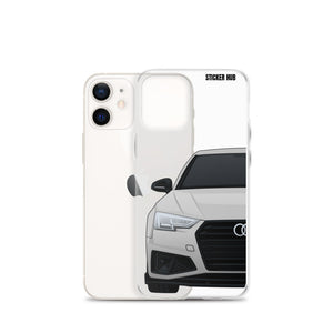 Silver B9 Audi S4 "Facelift" - iPhone Case