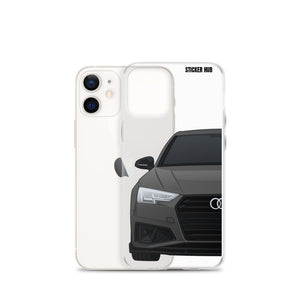 Gray B9 Audi S4 "Facelift" - iPhone Case