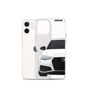 White B9 Audi S4 "Facelift" - iPhone Case