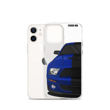 Load image into Gallery viewer, Blue 07-09 Mustang GT500 - iPhone Case