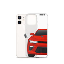 Load image into Gallery viewer, Red 6th Gen Camaro SS - iPhone Case