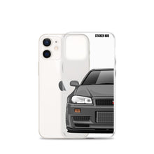 Load image into Gallery viewer, Gray R34 Nissan GTR - iPhone Case