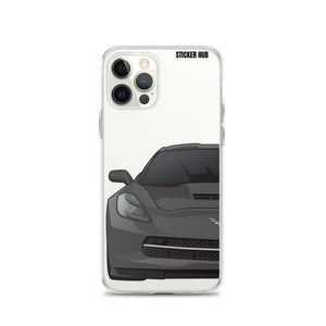 Gray C7 Corvette Stingray - iPhone Case