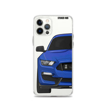 Load image into Gallery viewer, Lightning Blue Mustang GT350 - iPhone Case