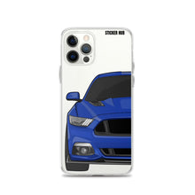 Load image into Gallery viewer, Deep Impact Blue 15-17 Mustang 5.0 - iPhone Case