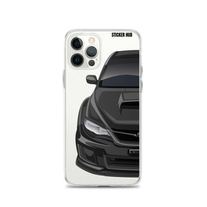 Black 09-14 Subaru WRX STI - iPhone Case