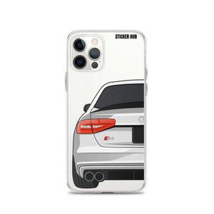 Silver B8.5 Audi S4 - iPhone Case