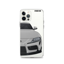 Load image into Gallery viewer, Silver MKV Toyota Supra - iPhone Case