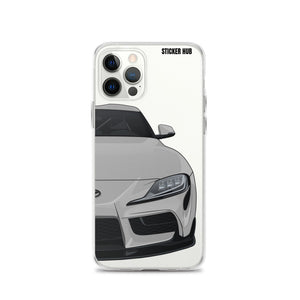 Silver MKV Toyota Supra - iPhone Case