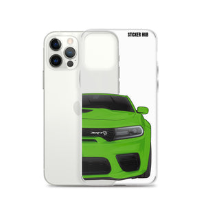 Green Charger Hellcat (Widebody) - iPhone Case