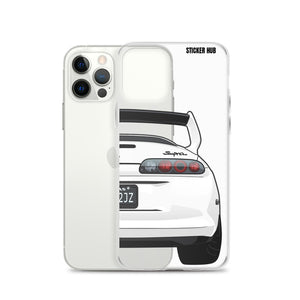 White Toyota Supra - iPhone Case